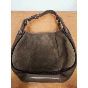 UGG Australia Womens Brown Sheepskin Shoulder Bag